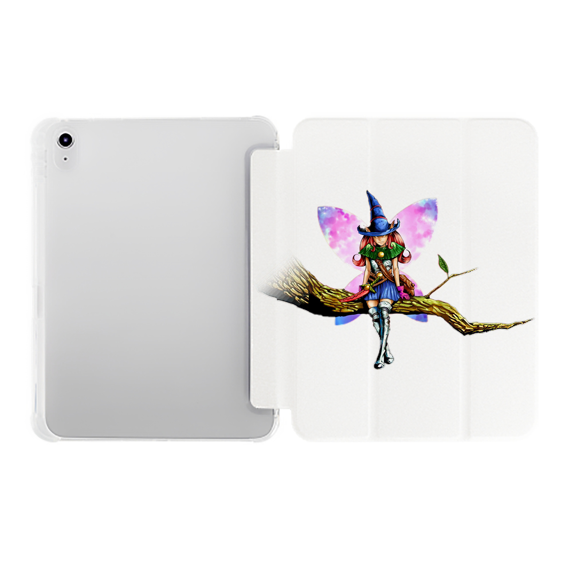 （画像用） 遊☆戯☆王 Yu-Gi-Oh! IPad ケース ペン収納付き 三つ折りスタンド PUレザー×シリコン 対応機種9.5/10.5/10.9インチ